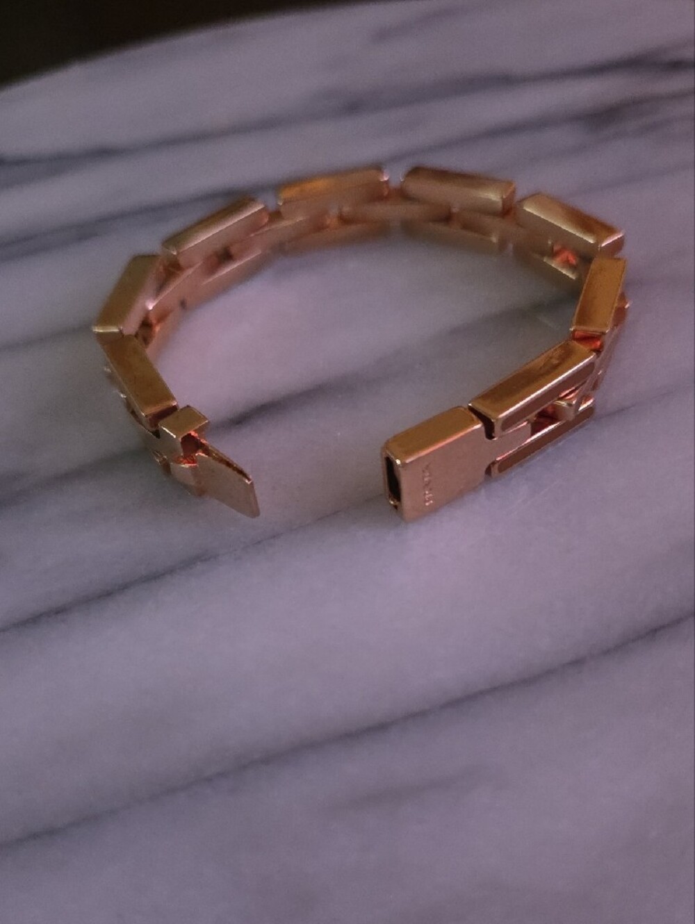 Prada Orange And Gold Link Bracelet - Picture 6 of 15